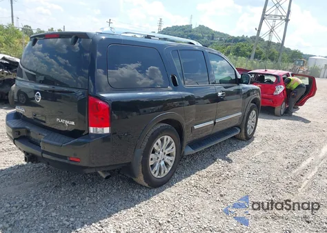2015 Nissan Armada Platinum from USA, damaged, VIN 5N1AA0NE3FN610651